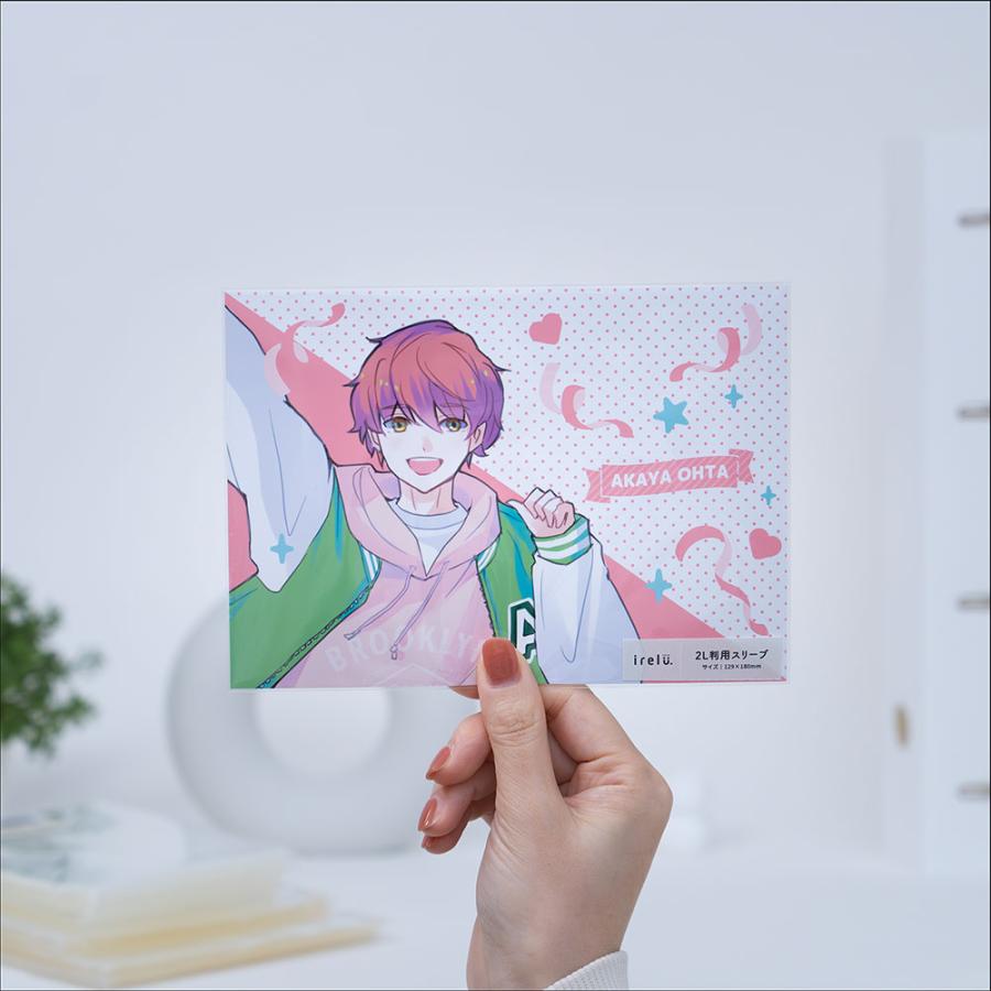 【irelu】２L判写真 ブロマイド用 [イレールスリーブ] 50枚入 129×180mm 高透明 ぴったりサイズ IRL-SLV-06 |  | 05