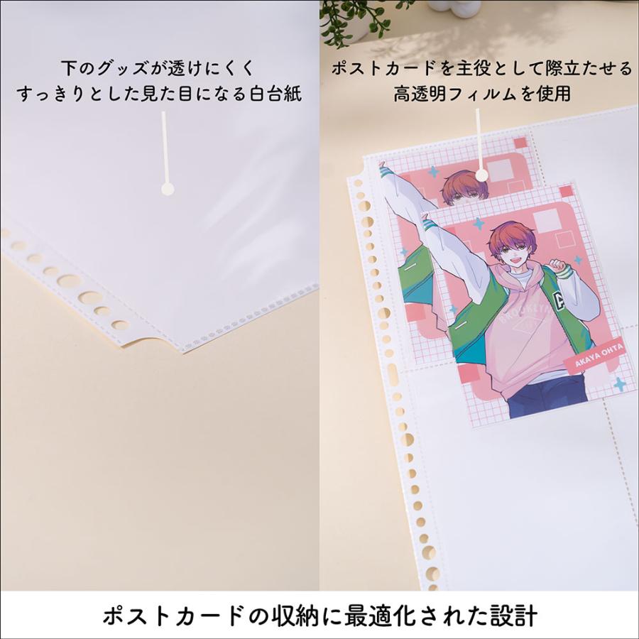 ナカバヤシ 【irelu】ポストカード収納 [イレールバインダーリフィル 4