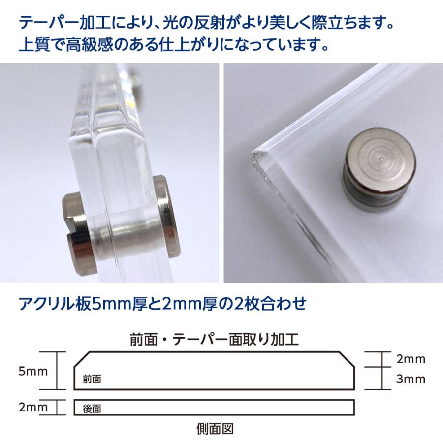 【WEB限定】 ナカバヤシ アクリルピクチャーフォトフレーム／テーパー／SQ IT-FL-A01-SQ | ナカバヤシ | 07