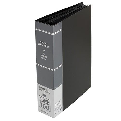 ナカバヤシ ポケットアルバム フォトグラフィリア Photo Graphilia 2l判100枚 Ph2l 1010 D ブラック ステフォ ステージフォト 2l判 キャビネ Llサイズ フエルショップ 通販 Paypayモール