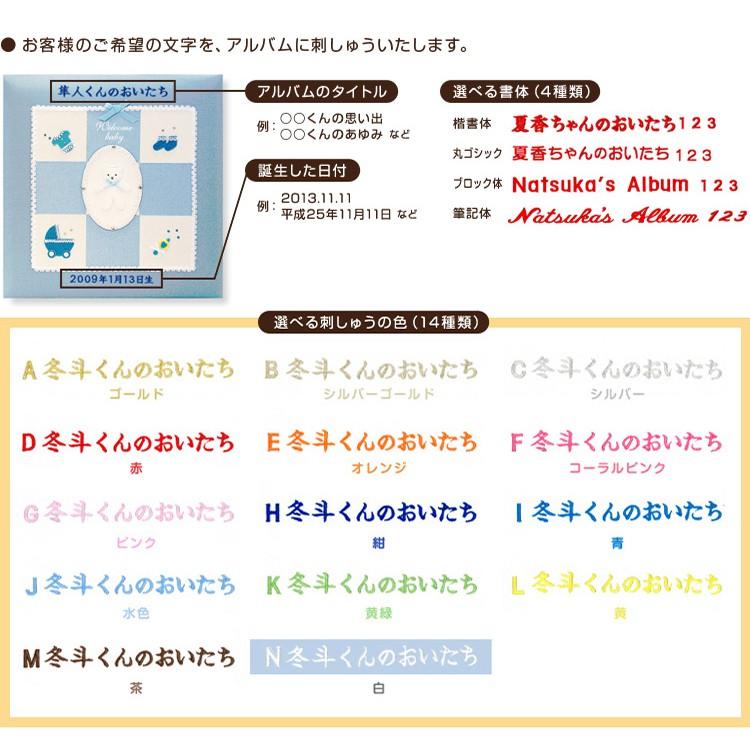 ベビーアルバム 名入れ代無料 赤ちゃん 出産祝い ナカバヤシ 誕生用フエルアルバム トイモービル ピンク ア-LB-300-P｜fueru｜09