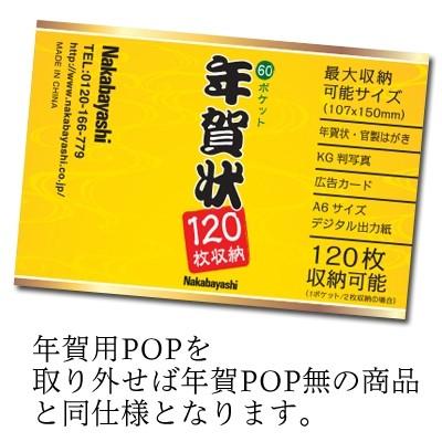 年賀状pop付 ナカバヤシ はがきホルダー 30ポケット 60枚収納 Sd Hct2a6 60bn フエルショップ 通販 Paypayモール