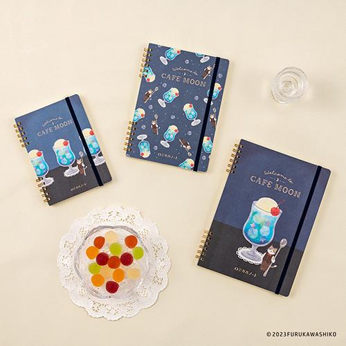 ナカバヤシ スイング・ロジカルWリングノート 古川紙工 ムーンカフェ