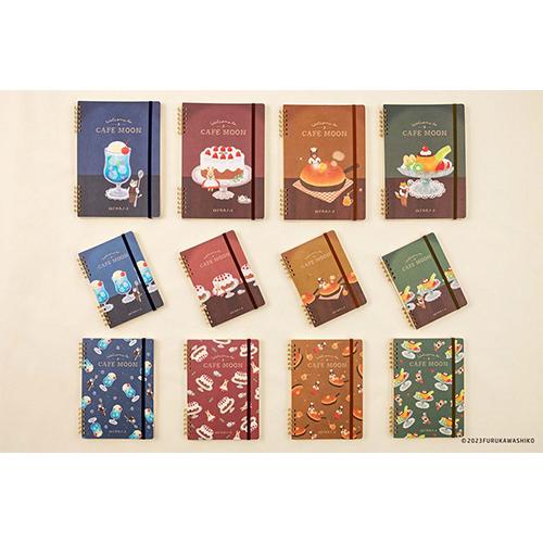 ナカバヤシ スイング・ロジカルWリングノート 古川紙工 ムーンカフェ