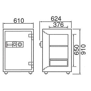ダイヤセーフ（Diamond Safe） 【設置見積・事前問い合わせ必須】金庫