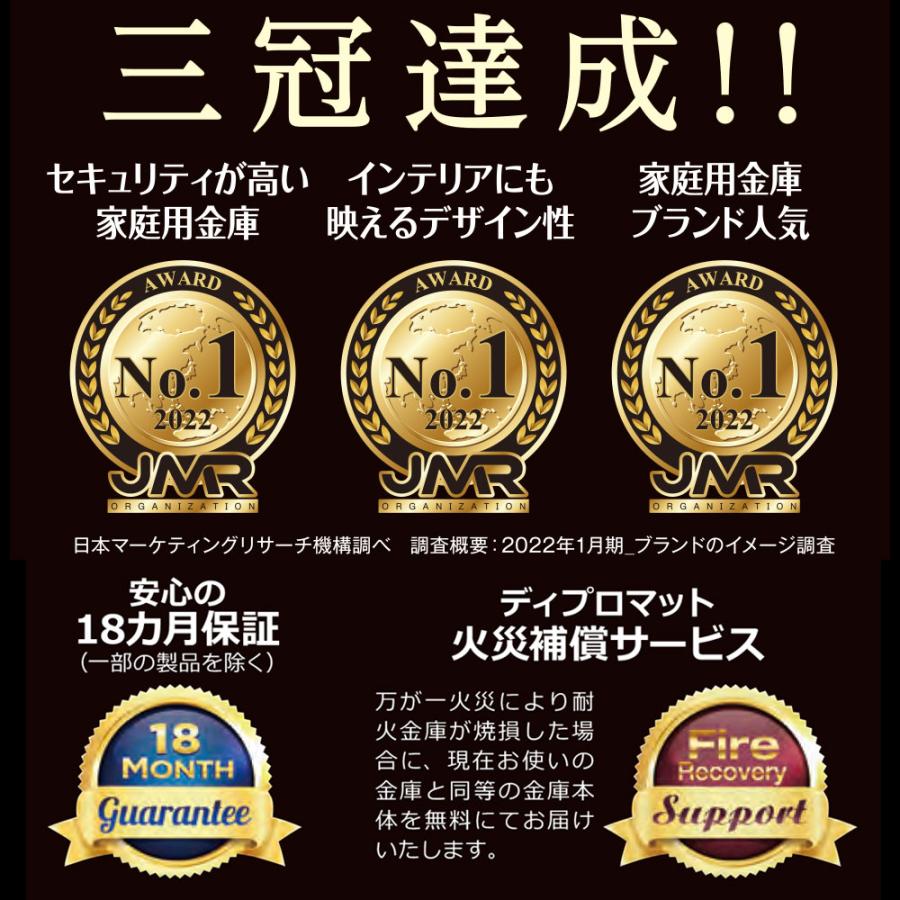 【設置見積必須】ディプロマット 耐火ファイリングキャビネット DFC2000R3 アラーム付き 1時間耐火 145kg【メーカー直送】【setti】_2