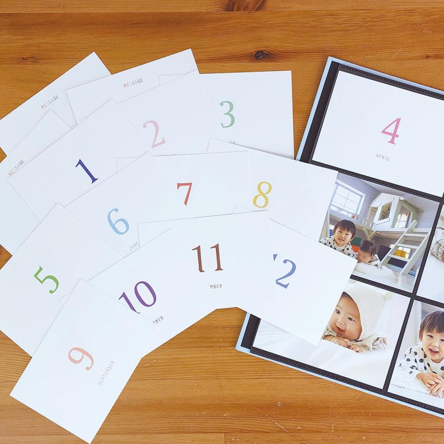 WEB限定品】アルバム マンスリー デザイン ポケットカード L判 15枚