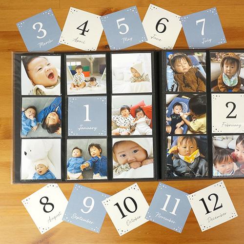 WEB限定品】アルバム マンスリー デザイン ポケットカード ましかく判