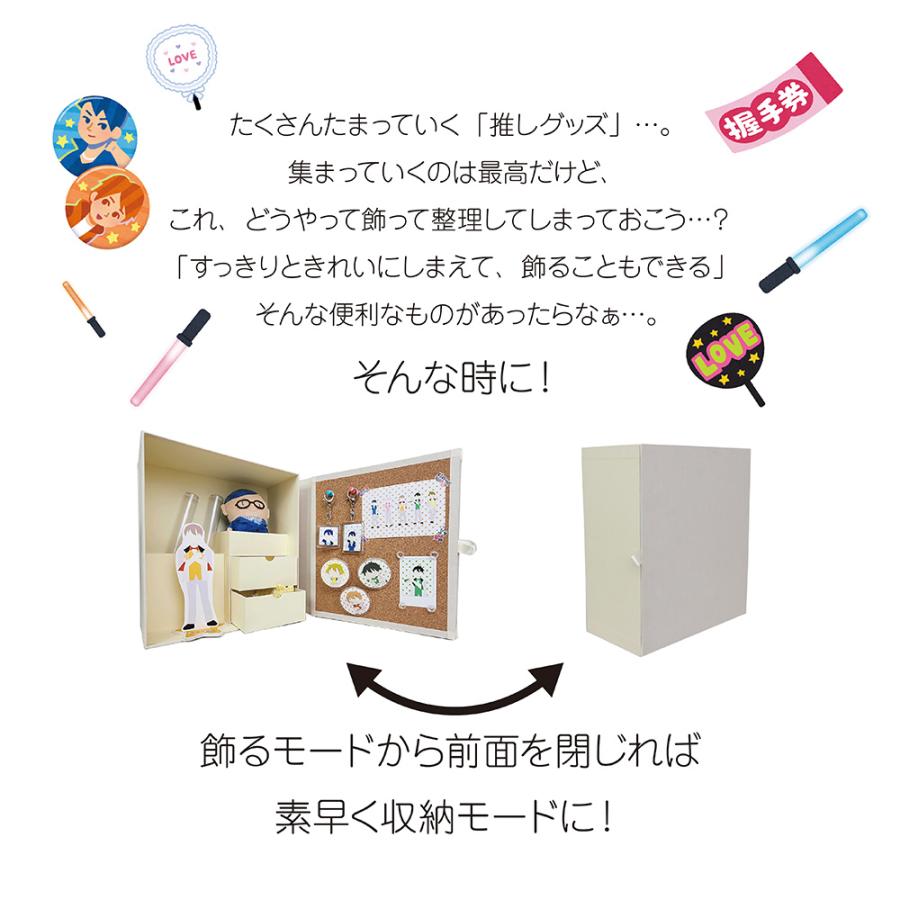推し活BOX 推し活 推し 収納 グッズ グッズ整理 本棚収納 ぬいぐるみ