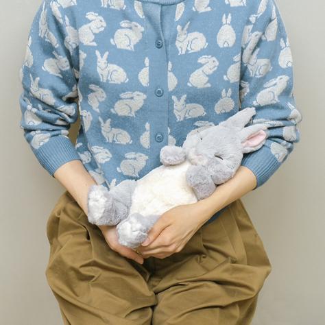 Sunlemon（サンレモン） ひざうさぎ すやすや GY : フエルショップ