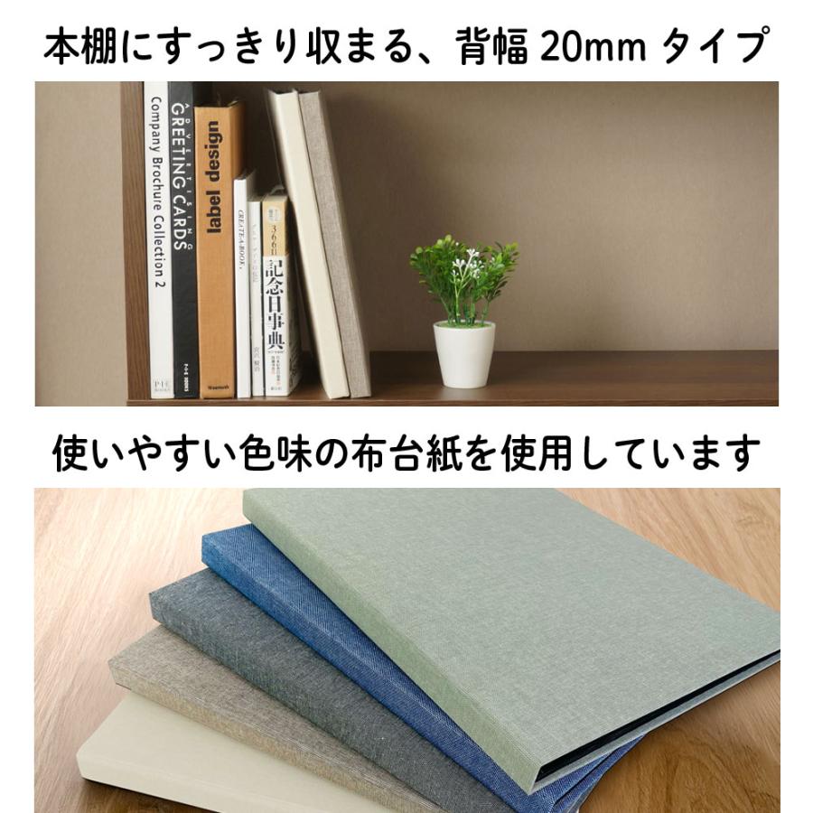 ナカバヤシ 【WEB限定品】 ポケットアルバム L判 168枚収納 6面 2列×3