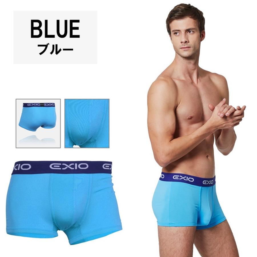 EXIO（エクシオ） ボクサーパンツ メンズ セット 単色 3枚 ブランド