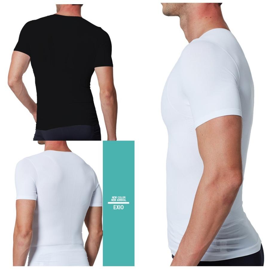 EXIO（エクシオ） 加圧シャツ メンズ 半袖 加圧インナー 加圧 シャツ