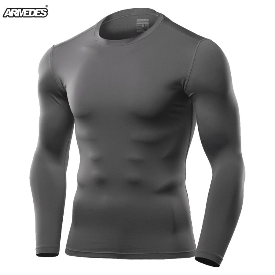 送料無料 ARMEDES アルメデス コンプレッション インナー Tシャツ 長袖 丸首 メンズ M-3XL 全10色 接触冷感 AR52 | ARMEDES | 25