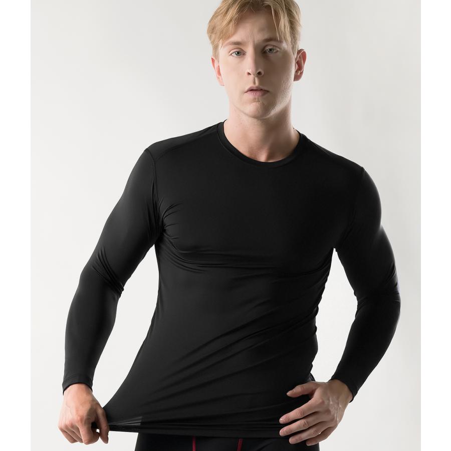 送料無料 ARMEDES アルメデス コンプレッション インナー Tシャツ 長袖 丸首 メンズ M-3XL 全10色 接触冷感 AR52 | ARMEDES | 16
