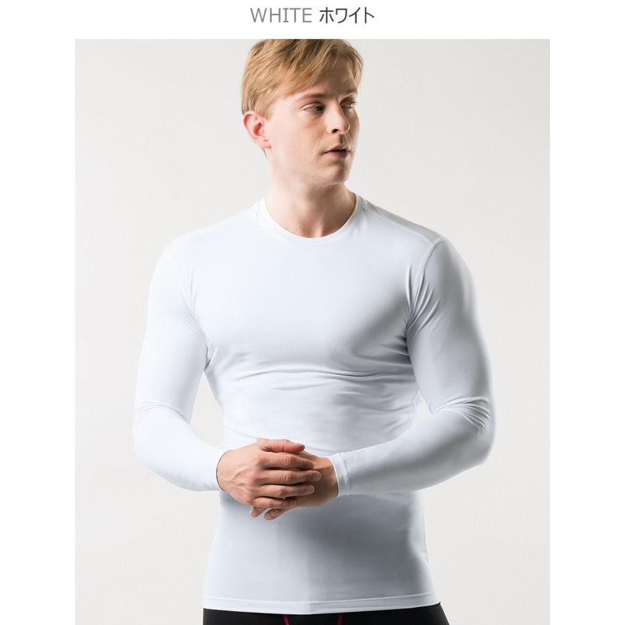 送料無料 ARMEDES アルメデス コンプレッション インナー Tシャツ 長袖 丸首 メンズ M-3XL 全10色 接触冷感 AR52 | ARMEDES | 18