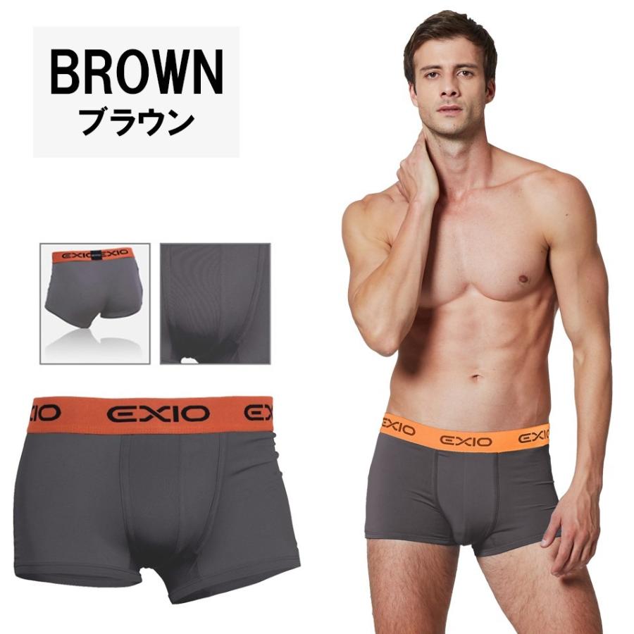 ボクサーパンツ メンズ セット 単色 4枚 ブランド アンダーウェア おしゃれ ローライズ パンツ お試し ポイント消化 送料無料 4サイズ 全8色 EXIO エクシオ | EXIO | 19