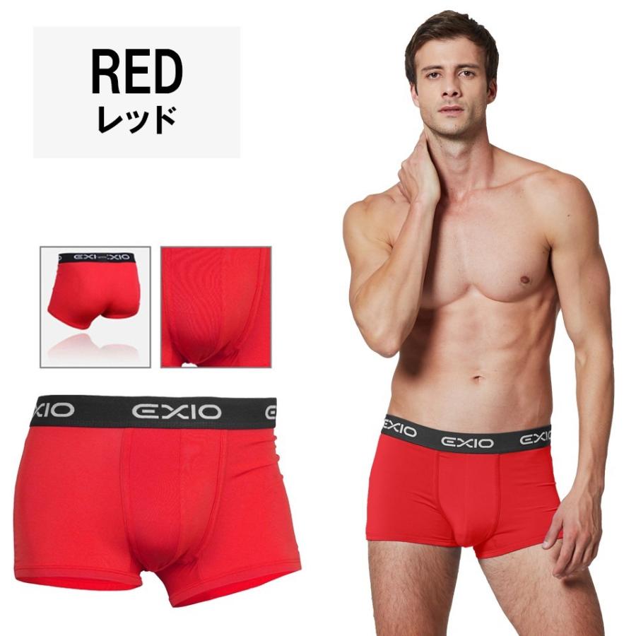 ボクサーパンツ メンズ セット 単色 4枚 ブランド アンダーウェア おしゃれ ローライズ パンツ お試し ポイント消化 送料無料 4サイズ 全8色 EXIO エクシオ | EXIO | 24