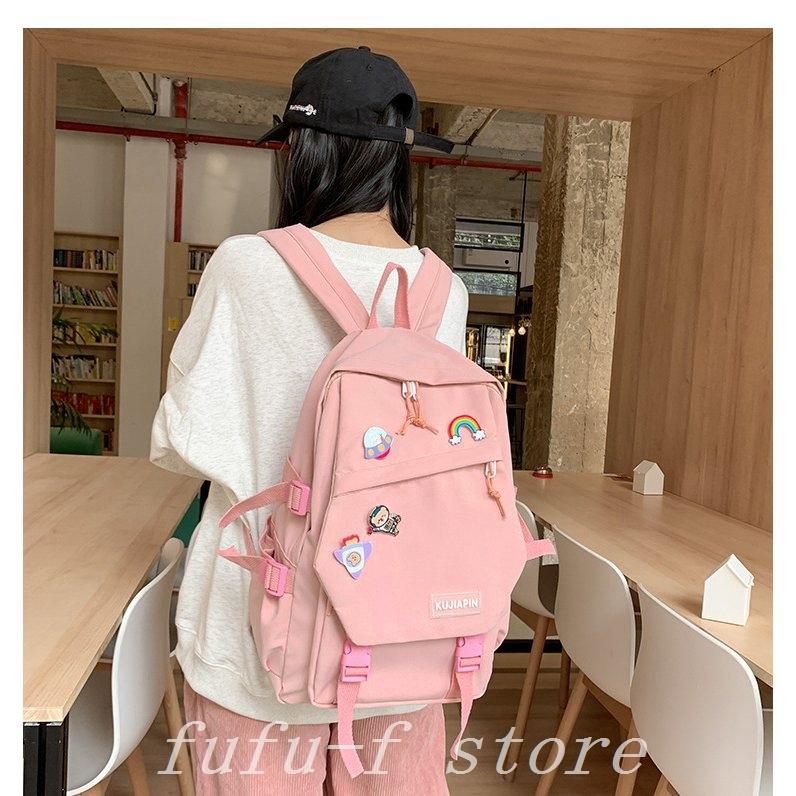 海外輸入 おしゃれ レディース メンズ リュックサック リュック ナイロン 韓国風 可愛い 安い 鞄 バック 旅行 通勤 通学 アウトドア おしゃれ 撥水 軽量 大容量 リュックサック デイパック カラー ベージュ Jarquifar Com