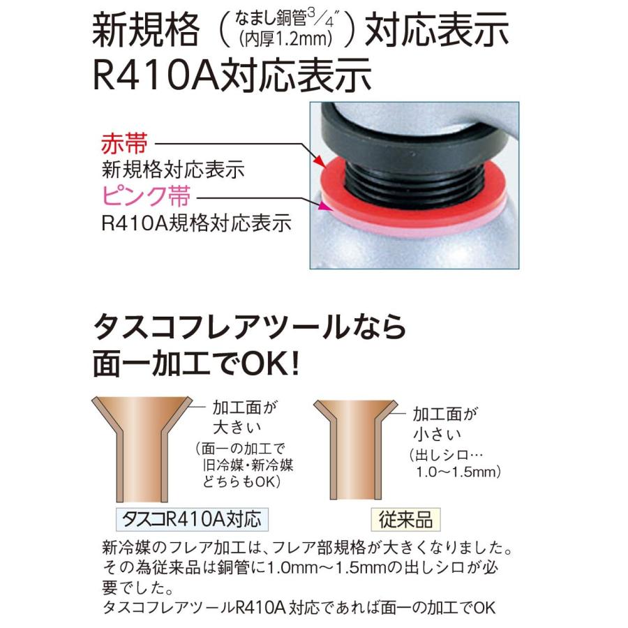 イチネンTASCO TA550HB クイックハンドル式フレアツール_2