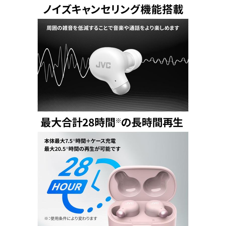 JVCケンウッド JVC HA-Z251T-B ワイヤレスイヤホン Bluetooth Ver5.3