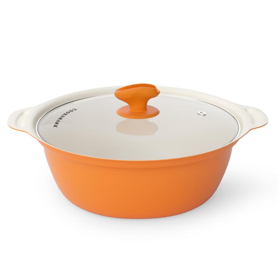 COOKSMARK 鍋IH対応 両手鍋 26cm IH対応オール熱源対応