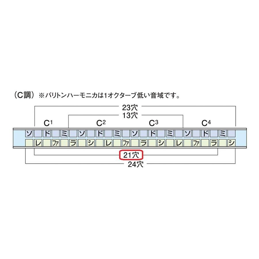 SUZUKI スズキ 21穴複音ハーモニカ ハミング SU-21 Humming Am調