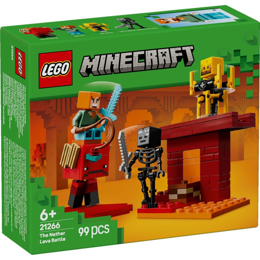レゴ(LEGO) マインクラフト ネザーの溶岩バトル 21266 おもちゃ 男の子 女の子 |  | 01