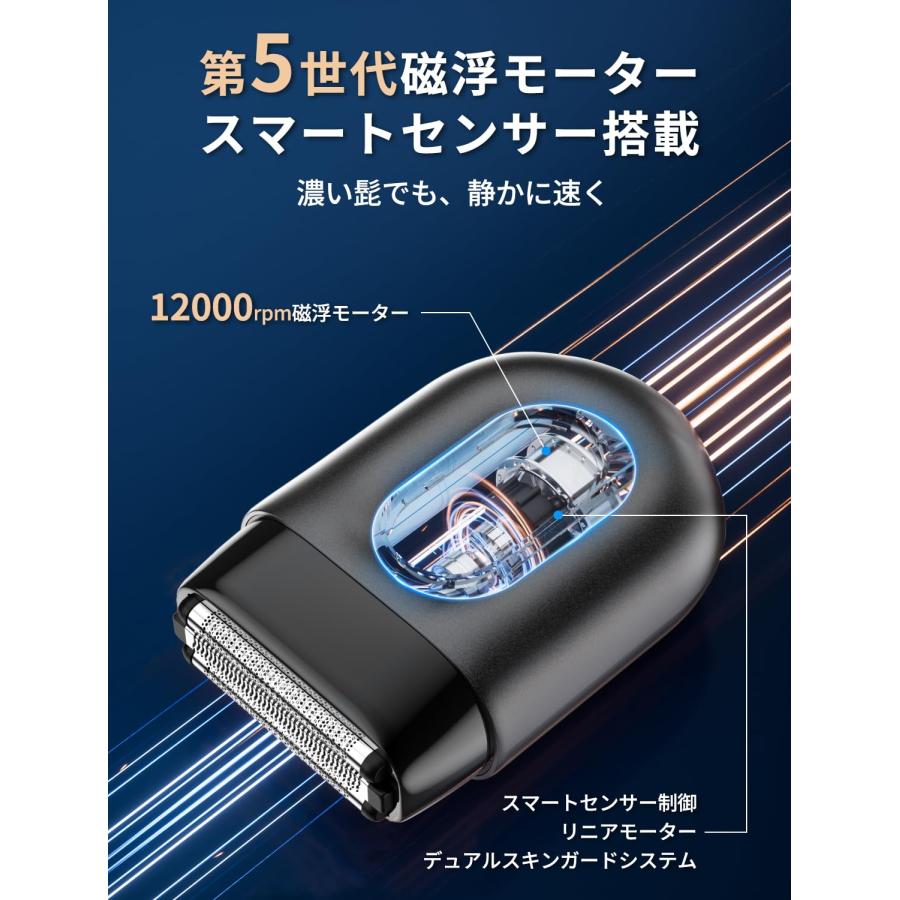 Oliforu 電気シェーバー メンズ 髭剃り ひげそり 電動シェーバー 往復