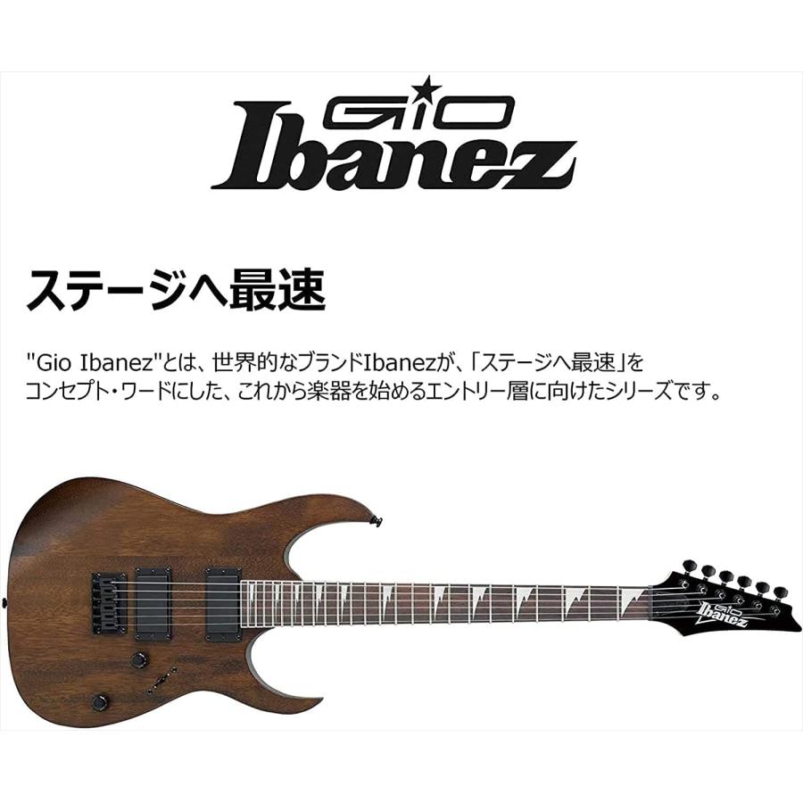 GIO Ibanez 初心者向けエレキギター ブラックGRG121DX-BKF GIO Ibanez 初心者向けエレキギター (ブラック・フラット) GRG121DX