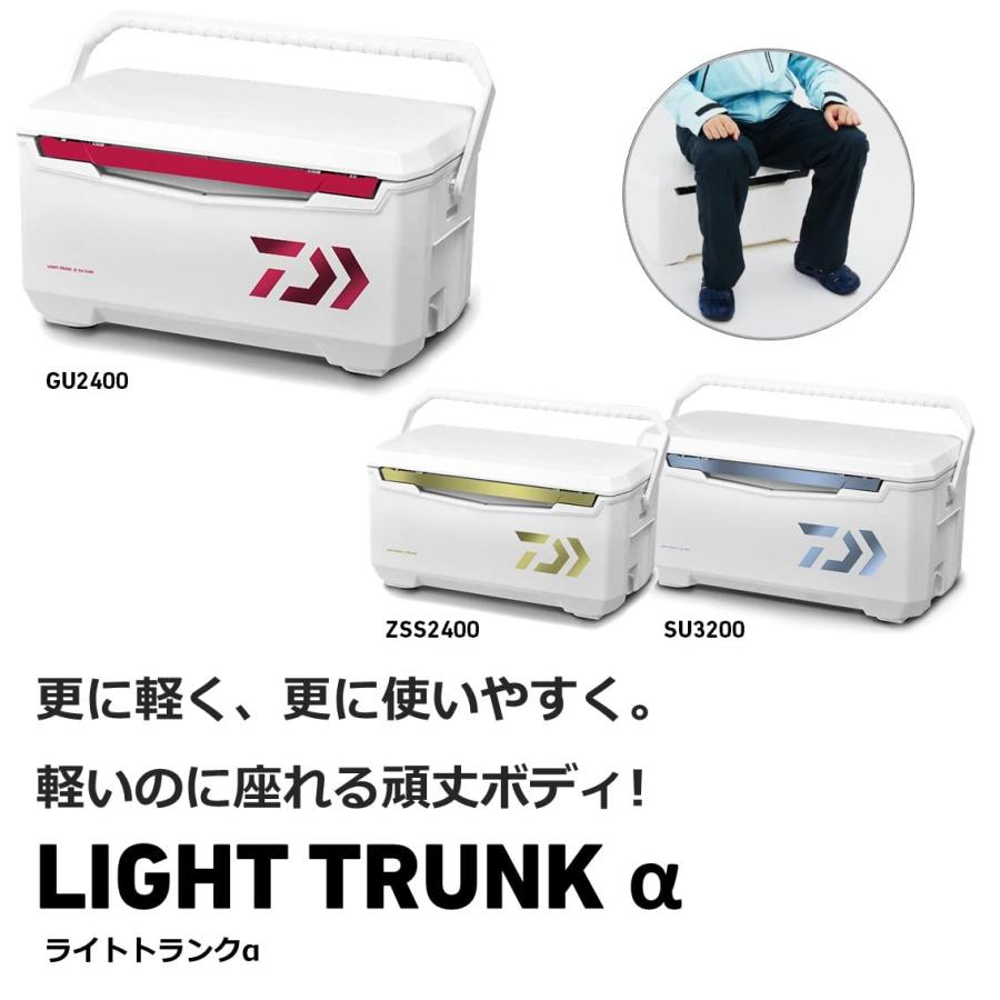 ダイワ(DAIWA) クーラーボックス ライトトランクα GU3200 ブルー 釣り 32リットル