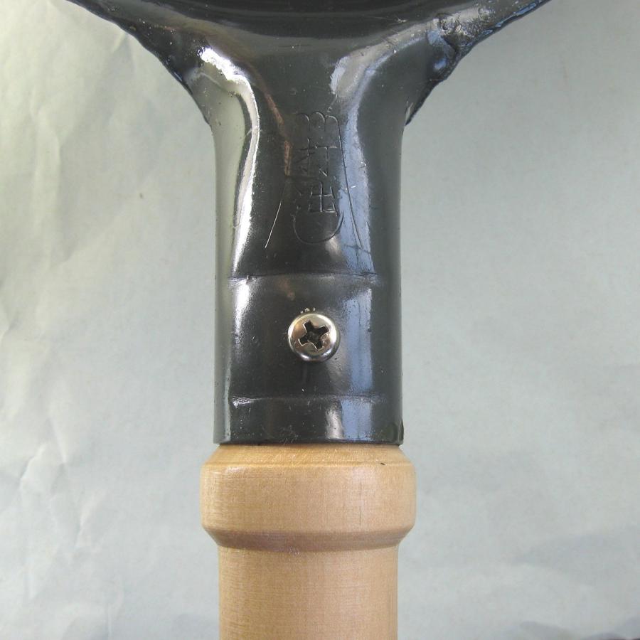 山田工業所 片手鍋 鉄製 30cm 日本製 木柄 アウトドア 中華 山田中華鍋 001057_1