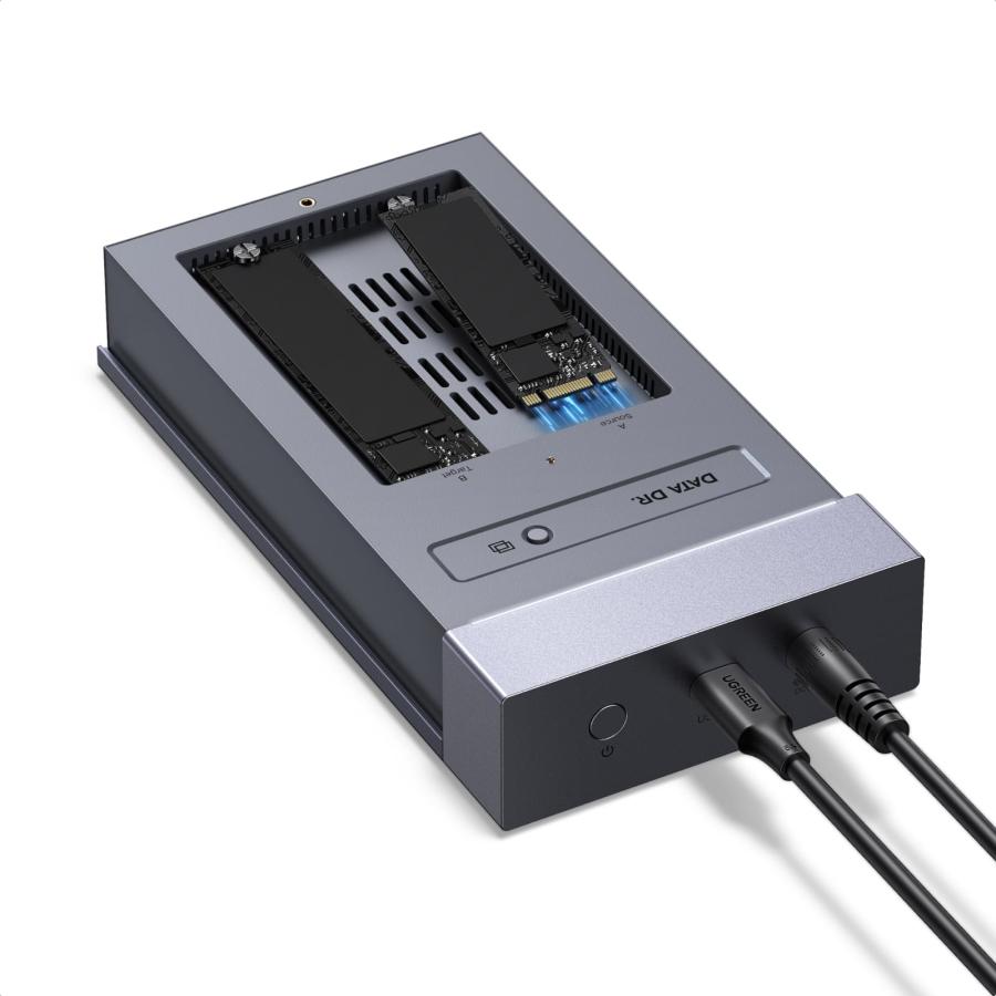 UGREEN M.2 SSD 外付けケース【USB4 40Gbps】 ssd ケース Thunderbolt