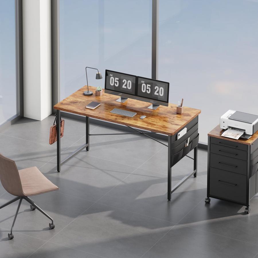 YeTom 机 デスク パソコンデスク pcデスク 幅120*奥行55cm つく YeTom 机 デスク パソコンデスク pcデスク 幅120*奥行55cm つくえ 収納