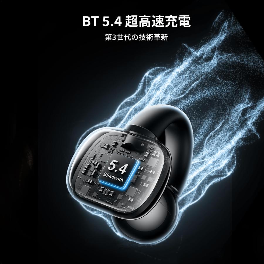 UGREEN イヤーカフ イヤホン Bluetooth 5.4 Hi-Fi音質 ENC搭載 AI通話
