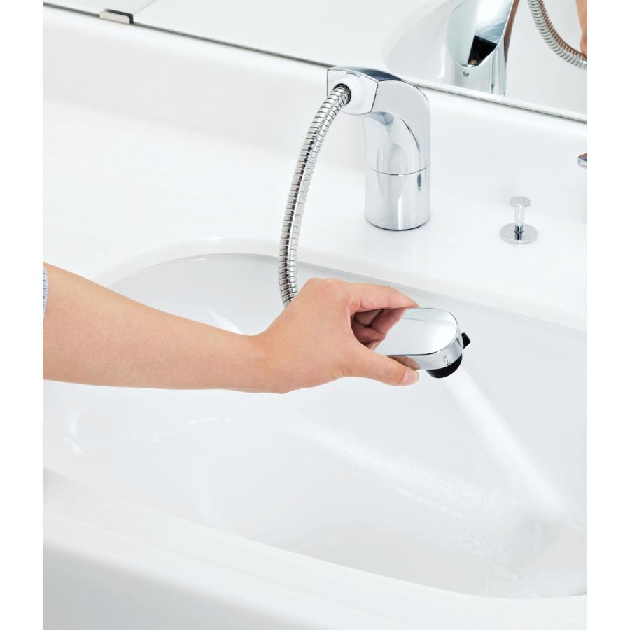 LIXIL ( リクシル ) INAX ホース引出式 シングルレバー 混合水栓 RLF 