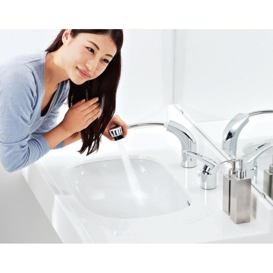 LIXIL ( リクシル ) INAX ホース引出式 シングルレバー 混合水栓 RLF 