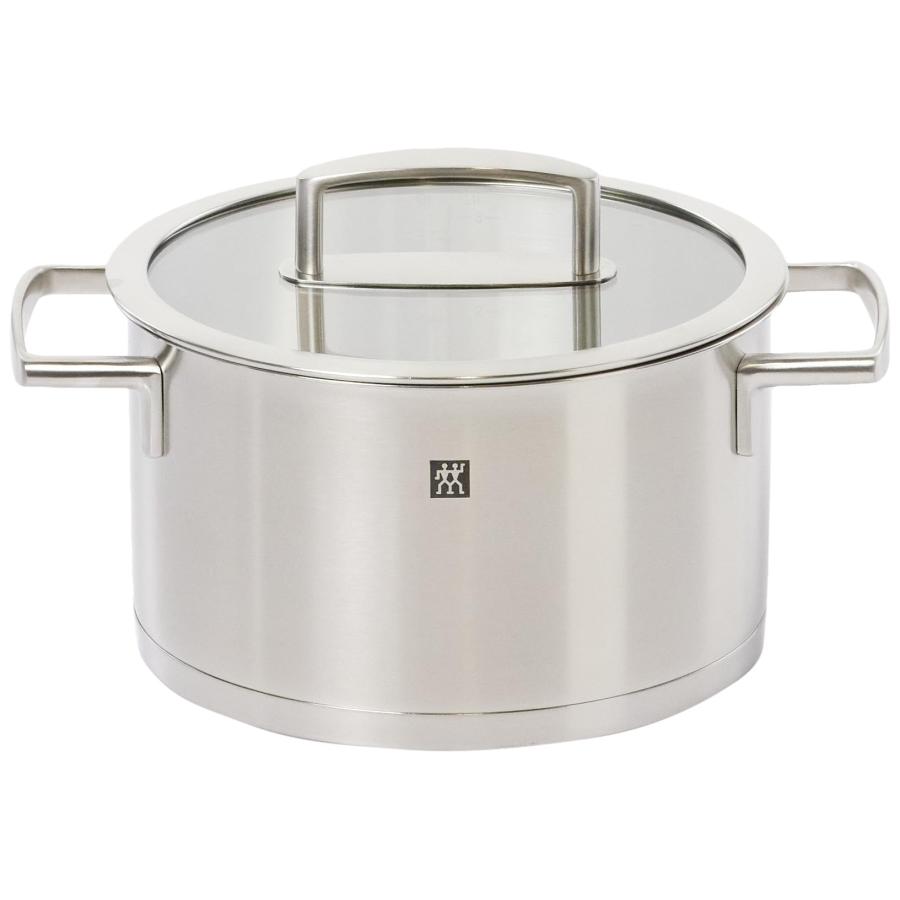 ZWILLING ツヴィリング 「 バイタリティ ストックポット 20cm 3.5L 」ステンレス 深型 両手 寸胴 鍋 底面3層構造 IH対応 食_1