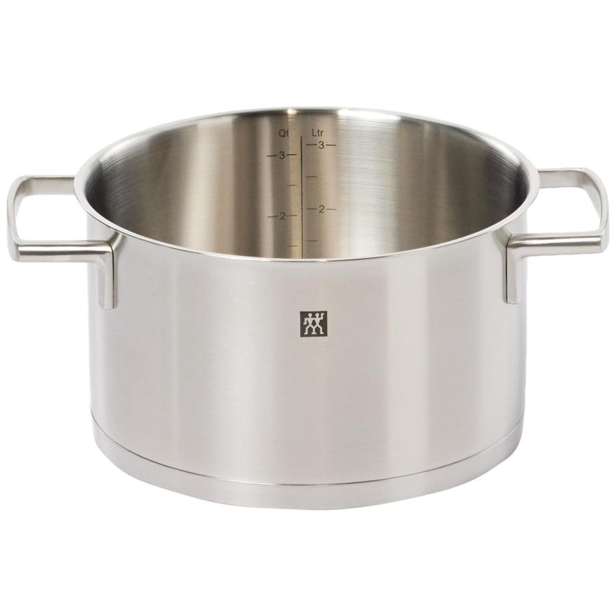 ZWILLING ツヴィリング 「 バイタリティ ストックポット 20cm 3.5L 」ステンレス 深型 両手 寸胴 鍋 底面3層構造 IH対応 食_2
