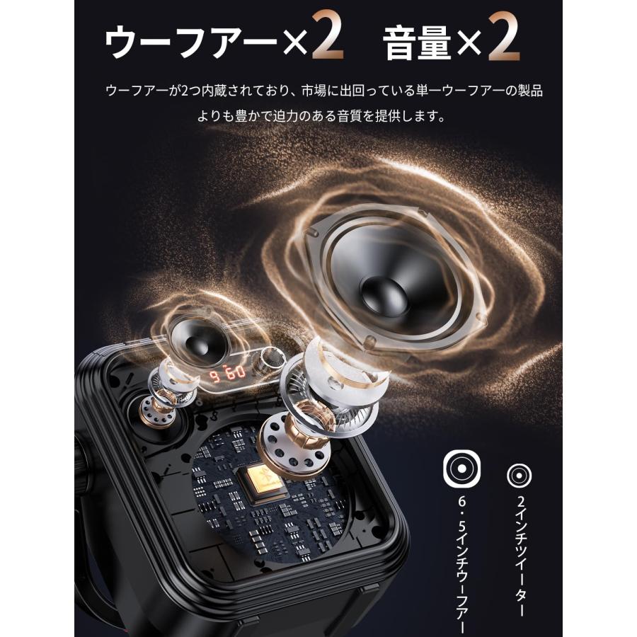 JYX ワイヤレスマイク スピーカーセット 拡声器 Bluetooth 5.0対応