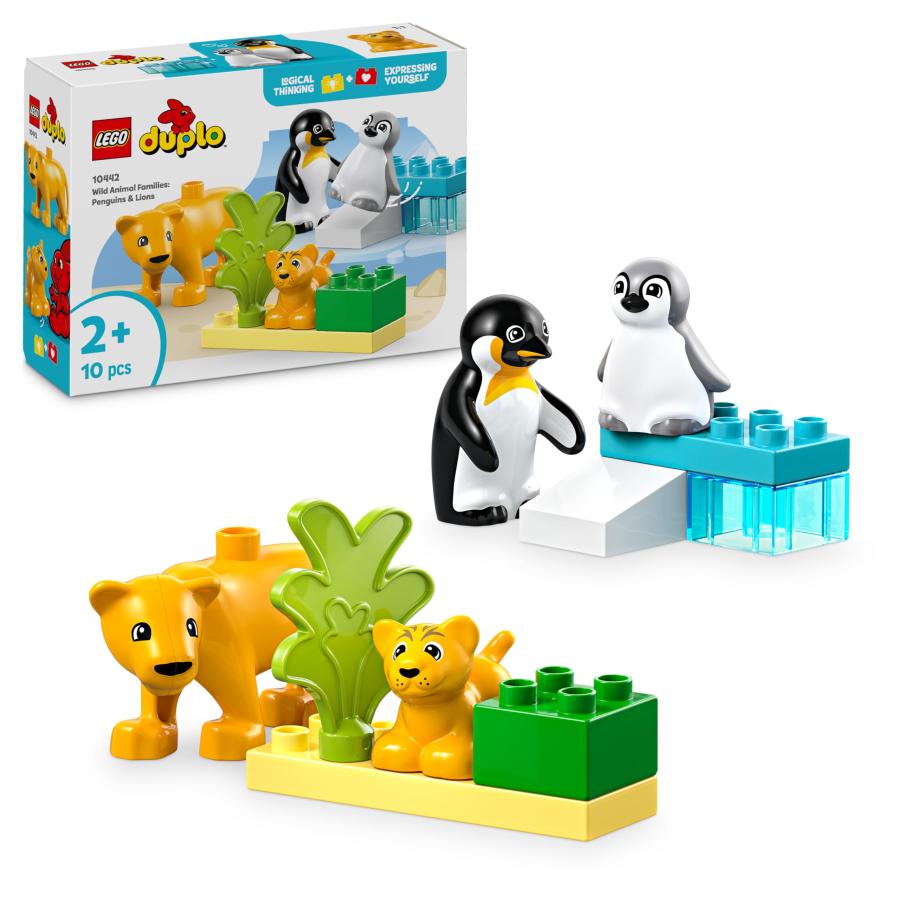 レゴ(LEGO) デュプロ デュプロのまち どうぶつのかぞく：ペンギンとライオン 10442 おもちゃ 男の子 女の子 | 