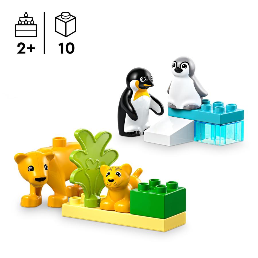 レゴ(LEGO) デュプロ デュプロのまち どうぶつのかぞく：ペンギンとライオン 10442 おもちゃ 男の子 女の子 |  | 01