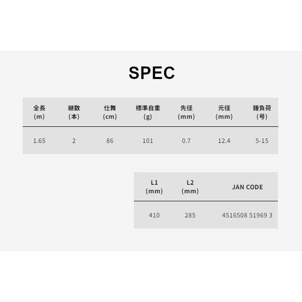 alpha tackle エイテック アルファタックル kaijin 湾フグ 165S 1.65m