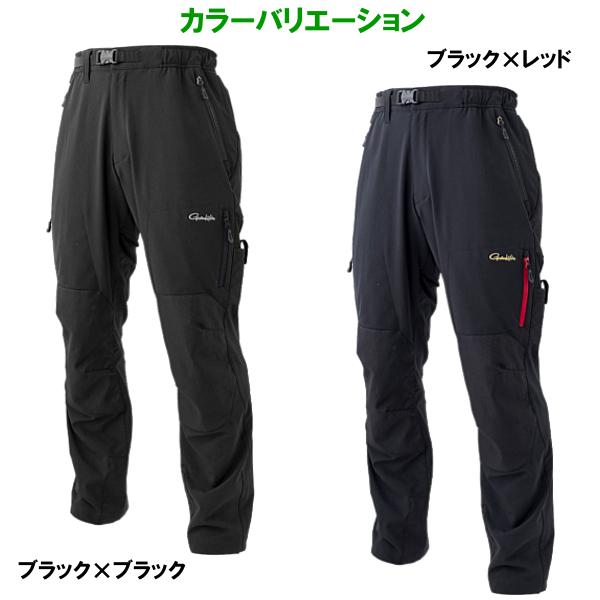 がまかつ  HDフィッシングパンツ  GM-3719  ブラック×ブラック  L  ( 2023年 12月新製品 ) 奥１の画像