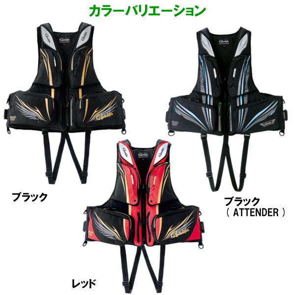 がまかつ  アルテマシールドプロ フローティングベスト  GM2197  レッド  M  ( 2024年 3月新製品 )の画像
