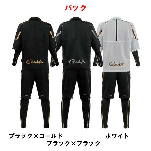 Gamakatsu アクティブクールスーツ　LLサイズ ブラックゴールド Gamakatsu（がまかつ） (2025年春夏新製品)がまかつ/Gamakatsu