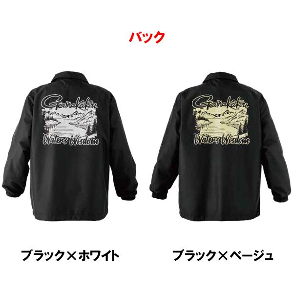 Gamakatsu（がまかつ） コーチジャケット GM3793 ブラック×ホワイト LL