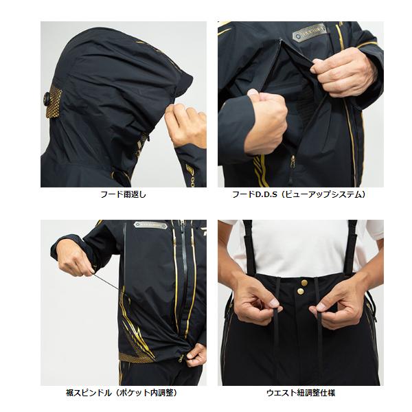 【〜6/6まで出品】 ダイワ 　トーナメントゴアテックスプロダクトウィンタースーツ 　DW-1022T 　ブラック 　L 　（ 2022年 11月新製品 ） 【WS1563240947】(55028円)