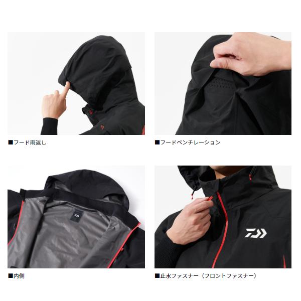ダイワ (daiwa) DR-1425J スペシャル GORE-TEX ベリーショートレインジャケット ブラック M (2025年 新製品)の画像