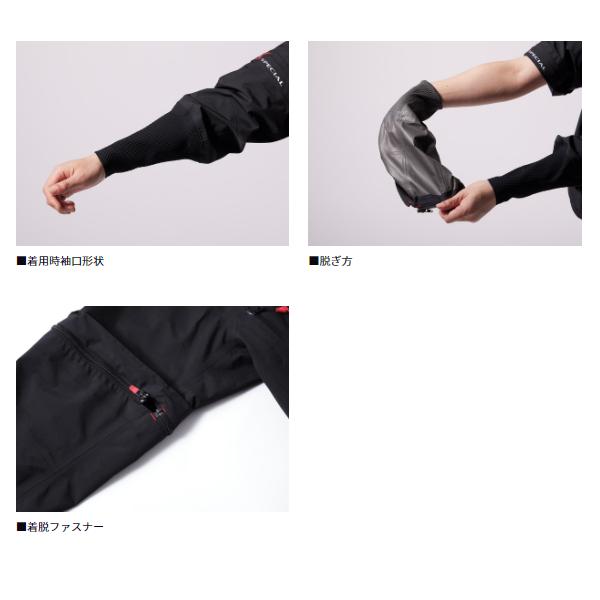 ダイワ (daiwa) DR-1425J スペシャル GORE-TEX ベリーショートレインジャケット ブラック M (2025年 新製品)の画像